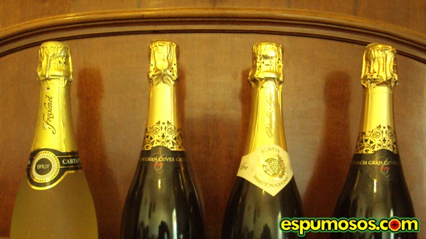 Botellas de champán